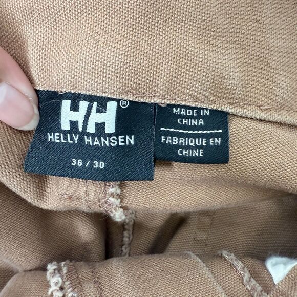 Helly Hansen Double Knee Carpenter Pants Mens Sz 36X30 Canvas Utility Work Wear - Picture 12 of 15